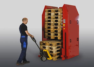 Modèle d'Empileur de Palettes